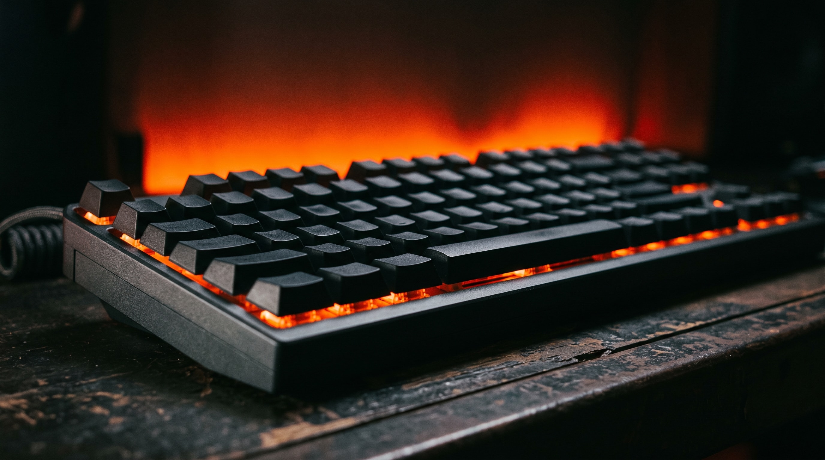 Teclado a contraluz