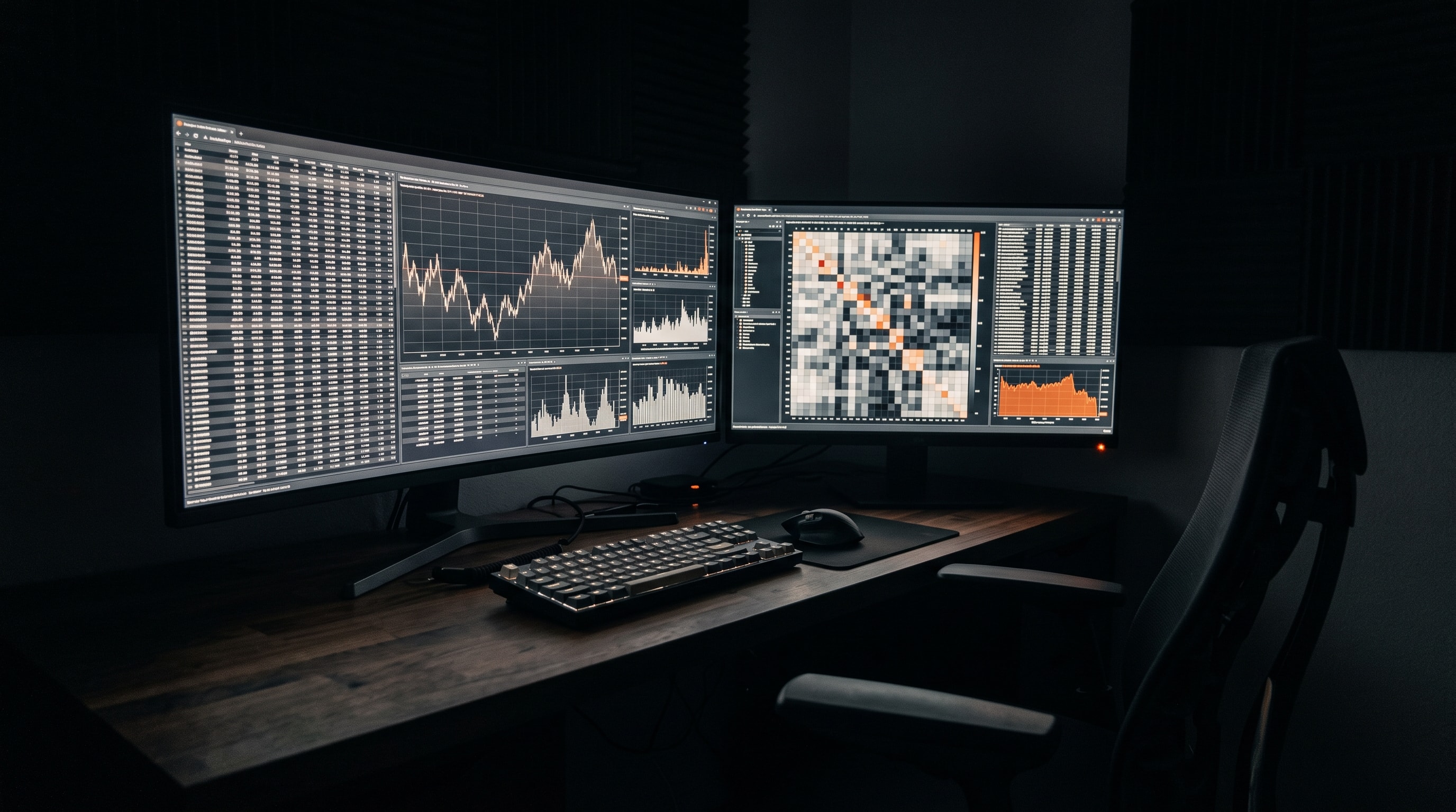 Reportes del día en doble monitor
